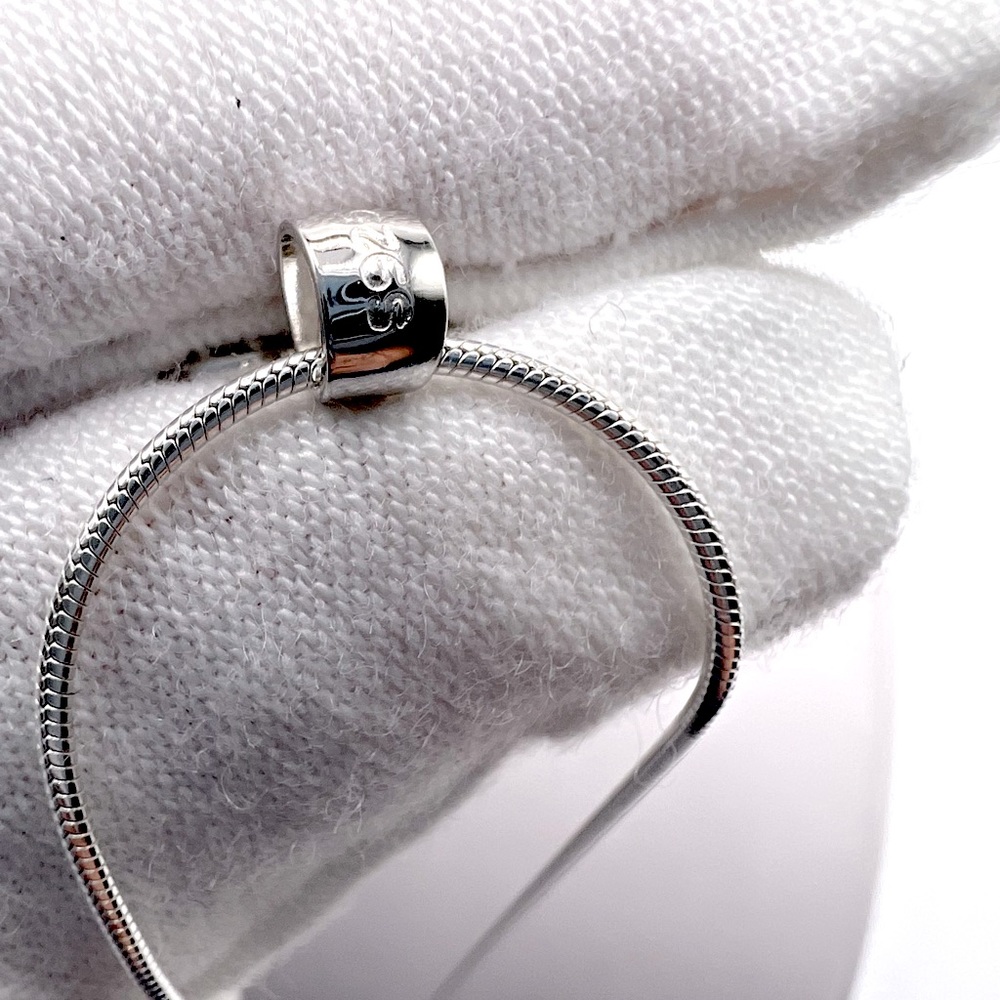 Sterling Silver Cz Key Necklace - Picture 10 of 16